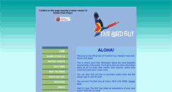 Desktop Screenshot of birdguyhawaii.com